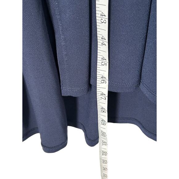 Lane Bryant Dress Womens Size 18/20 Blue Sleeveless Tie Back Crewneck Midi (2) - Picture 13 of 14